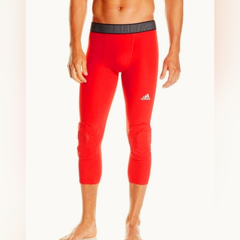 Adidas Men’s Tech Fit Padded Compression 3/4 Tights 2XL